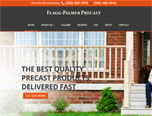 Tablet Screenshot of flaggpalmerprecast.com